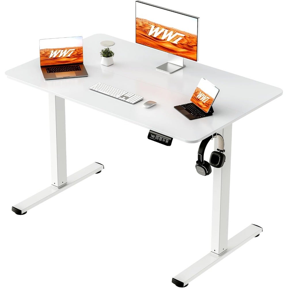 Standing Desk Height Adjustable Desk Electric Lifting Table Motion Desk Adjustable Office Table,100 * 60cm