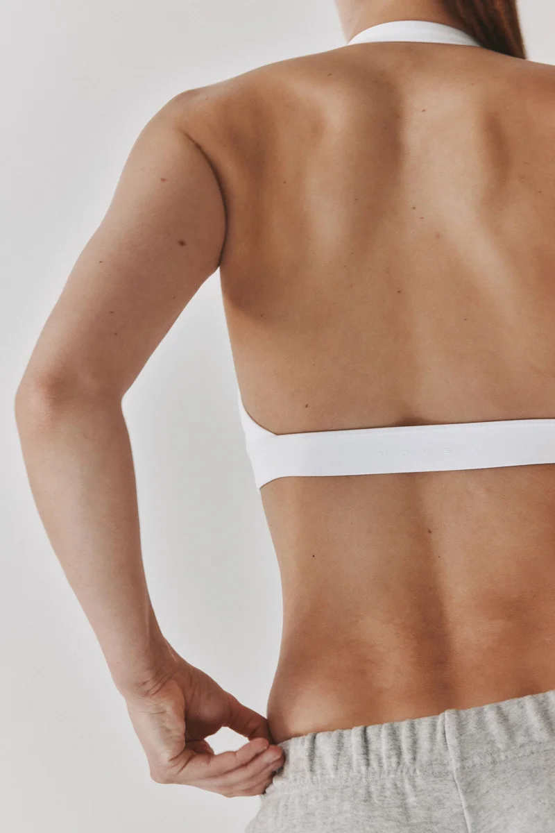 H&M  Light Support Halterneck sports bra with SoftMove™ for Women | Best Price UAE
