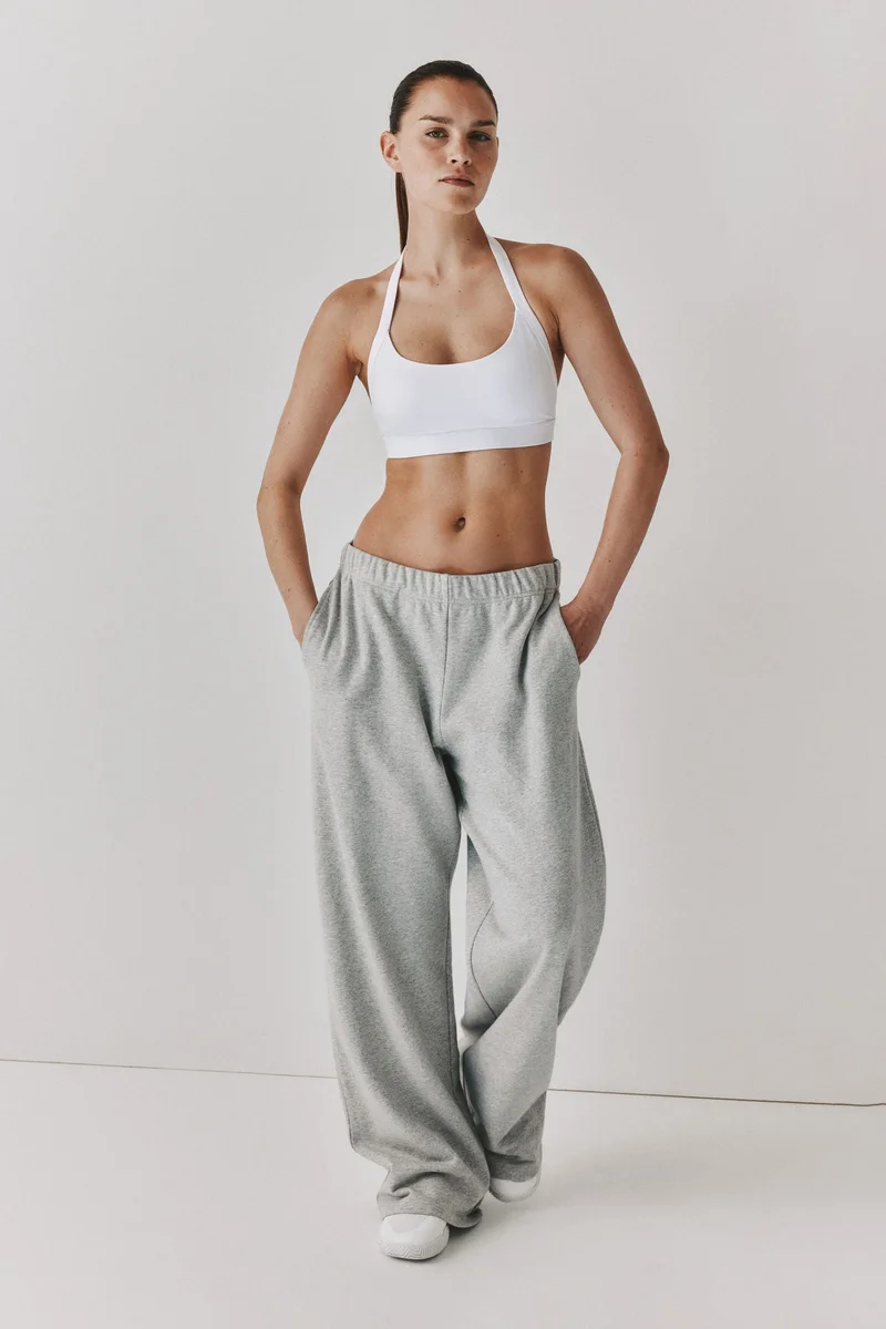 H&M  Light Support Halterneck sports bra with SoftMove™ for Women | Best Price UAE