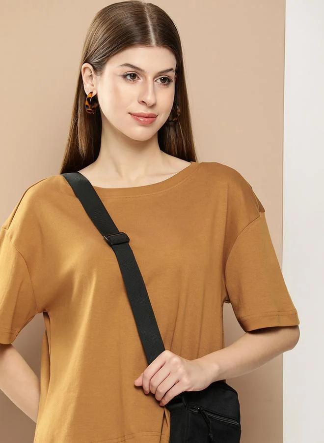 تايك تو تيشيرت قطن بقصة مريحة