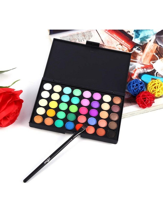 TARSHYRY Beauty Eyeshadow Palette Makeup For Eyes 40 Colors To Shadow Glitter Eyeshadow Palette Makeup Palettes Usemake Up Christmas Palette Blendable For Pressed Powder Eye Shadow (2) - Image 3