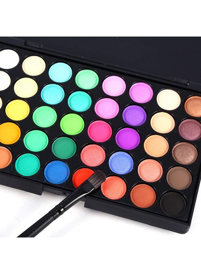 TARSHYRY Beauty Eyeshadow Palette Makeup For Eyes 40 Colors To Shadow Glitter Eyeshadow Palette Makeup Palettes Usemake Up Christmas Palette Blendable For Pressed Powder Eye Shadow (2) - Image 4