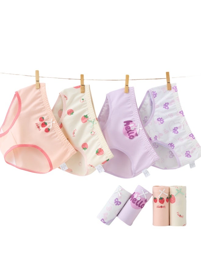 KUYING New Comfortable Skin friendly Breathable Underwear Set 0f 4