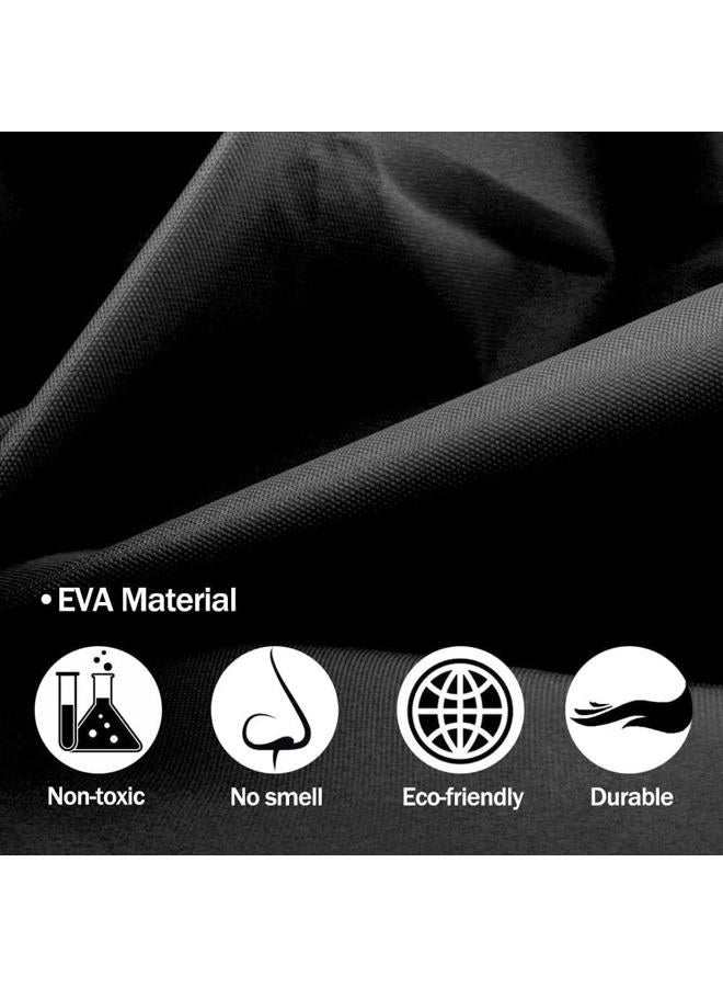 Opret 2 Pack Portable EVA Raincoats for Adults, Reusable Rain Ponchos with Hoods and Sleeves Lightweight, Perfect for Outdoor Activities, Black - Image 4