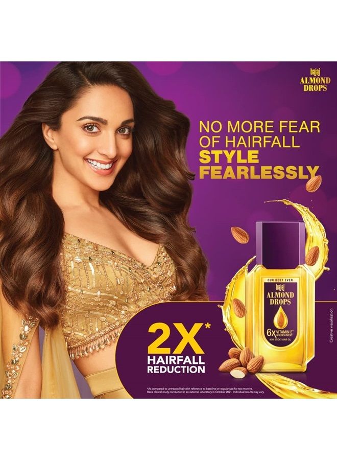 Bajaj زيت شعر قطرات اللوز - 285 مل - Image 2