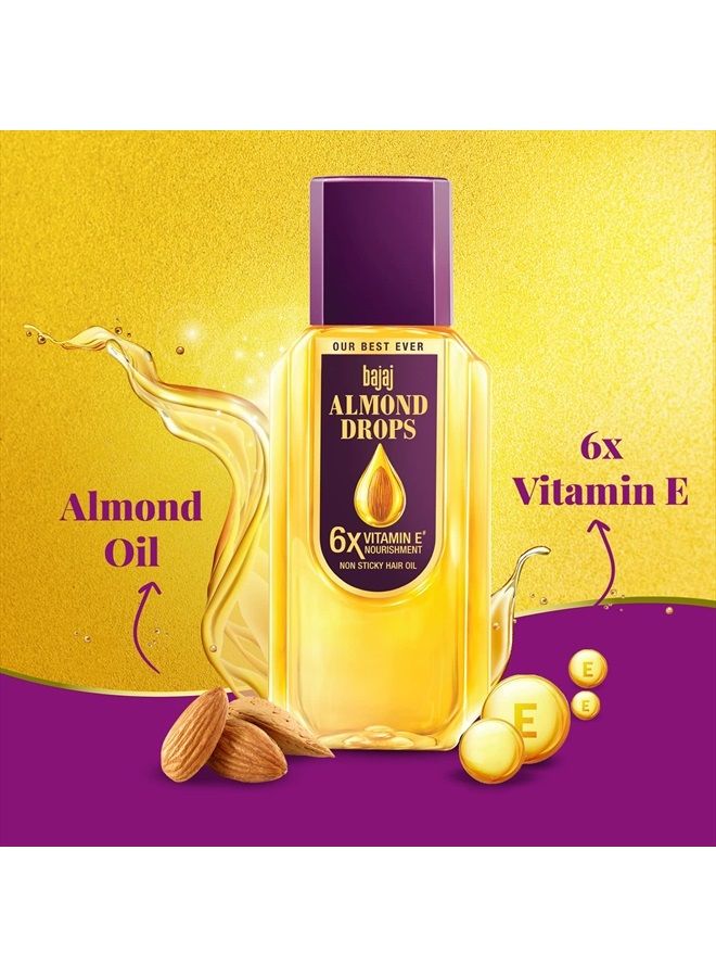 Bajaj زيت شعر قطرات اللوز - 285 مل - Image 4