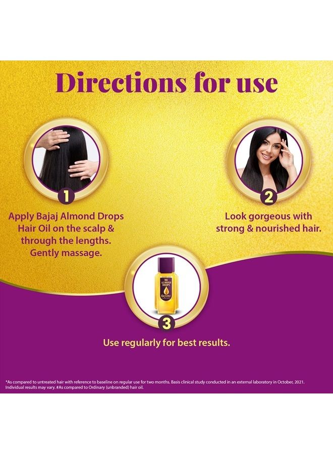 Bajaj زيت شعر قطرات اللوز - 285 مل - Image 5