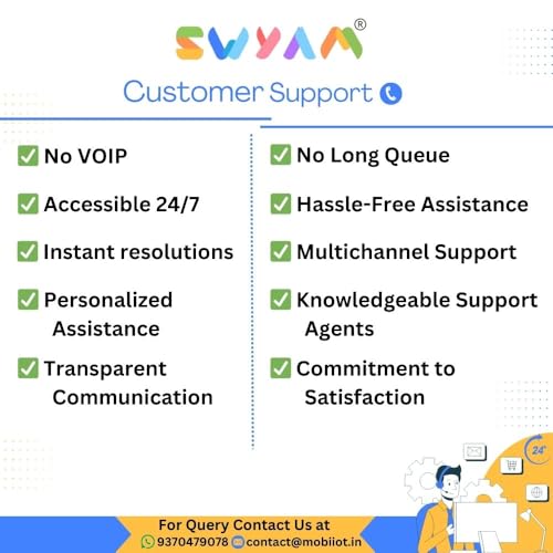 SWYAM® 2-Gang WiFi Smart Switch - Made In India (1-Year Warranty), Electrical Safety, No Hub Required, Supports Alexa & Google, 2-Way Control, 16A Load - Image 5