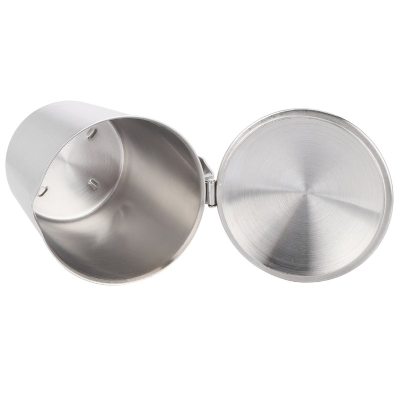 Coffee Latte Cup Thicken 304 Stainless Steel Measuring cup Milk Frothing Jug with Scale Cover1000ml with Cover - Image 2