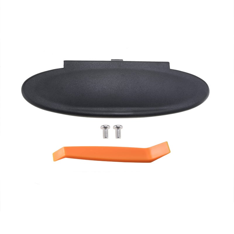 AMSPRAC Sun Visor Vanity Mirror Covers Driver or Passenger Side Visor Mirror Lid Replacement for Porsche 996/997-911 986/987 for Boxster for Cayman 1996-2010 1Pcs Black - Image 2