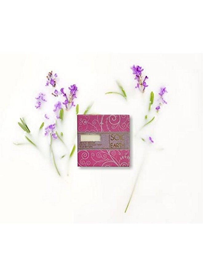 Soil And Earth صابون طبيعي مصنوع يدويًا (مسك أبيض) _ 3 × 100 جرام / 3.5 أونصة - Image 4