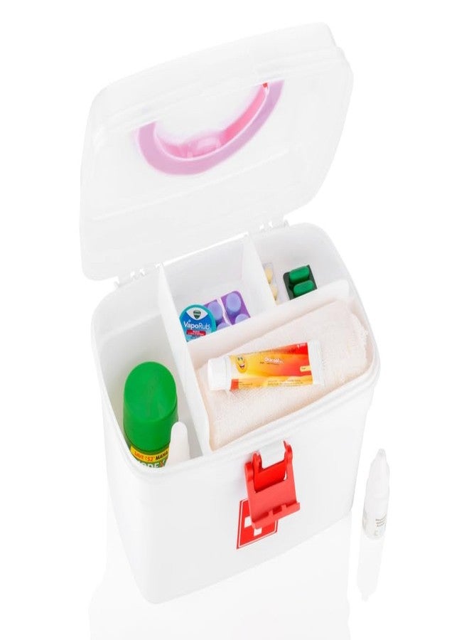 Mowell Emergency Indoor Outdoor Medical Utility Cabinet Organizer Detachable Tray Medical FirstAid (Pack of 1 Box) - Image 4