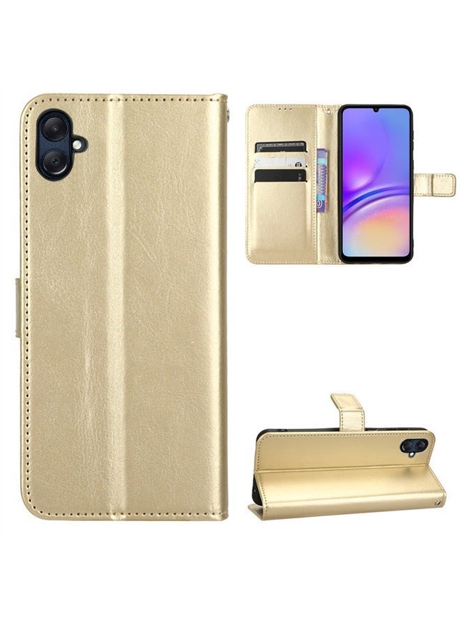 X-level Samsung Galaxy A05 4G Phone Case Cover with Full Body Camera Len Protector PU Leather Wallet Card Holder Shockproof Protective Back Cover with Release Hand Phone Holder Daily Video Kickstand - Image 2