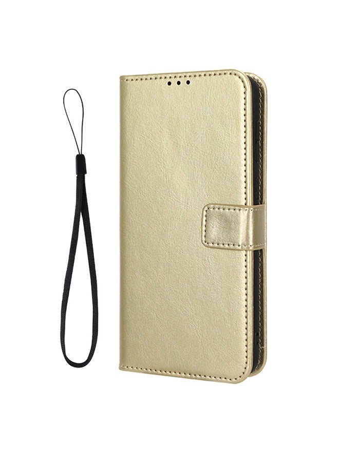 X-level Samsung Galaxy A05 4G Phone Case Cover with Full Body Camera Len Protector PU Leather Wallet Card Holder Shockproof Protective Back Cover with Release Hand Phone Holder Daily Video Kickstand - Image 1