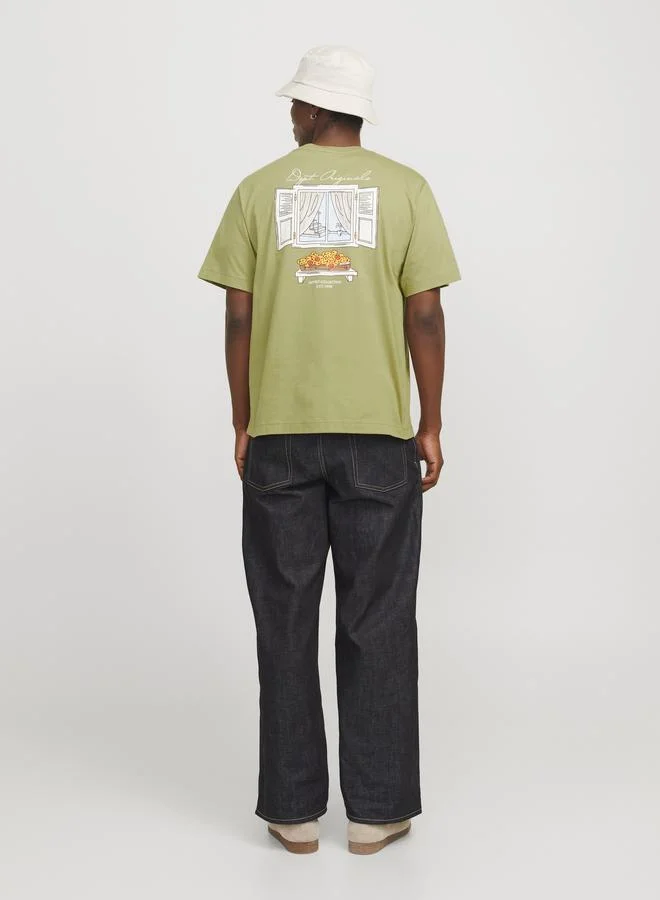 JACK & JONES Jack & Jones Graphic Print Crew Neck T-Shirt