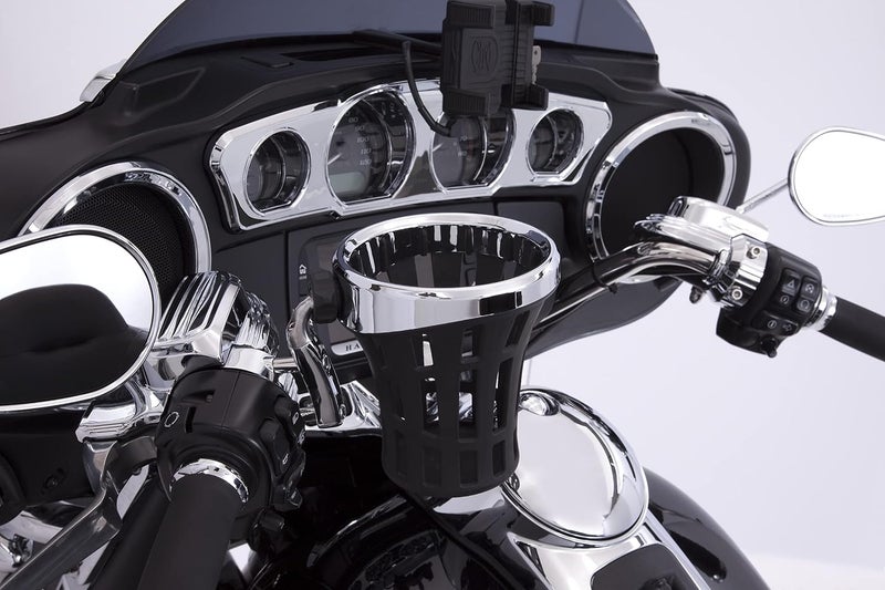 CIRO Chrome Big Drink Holder with Chrome Perch Mount - Image 3