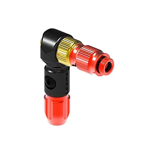 Lezyne Unisex_Adult ABS-1 Pro Chuck Pumpenkopf mit Schrader und Presta, für High Pressure Hose, Rot-glänzend, 1-ABS1P-CHUCK-V111 Floor air Pump, red, Standard Size - Image 4