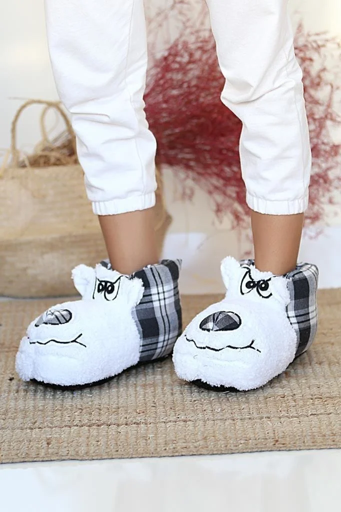 Pembe Potin Pink Potin Unisex Panduf A095-20 WhitePlaid
