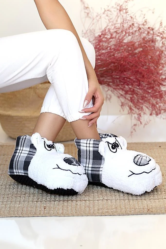 Pembe Potin Pink Potin Unisex Panduf A095-20 WhitePlaid