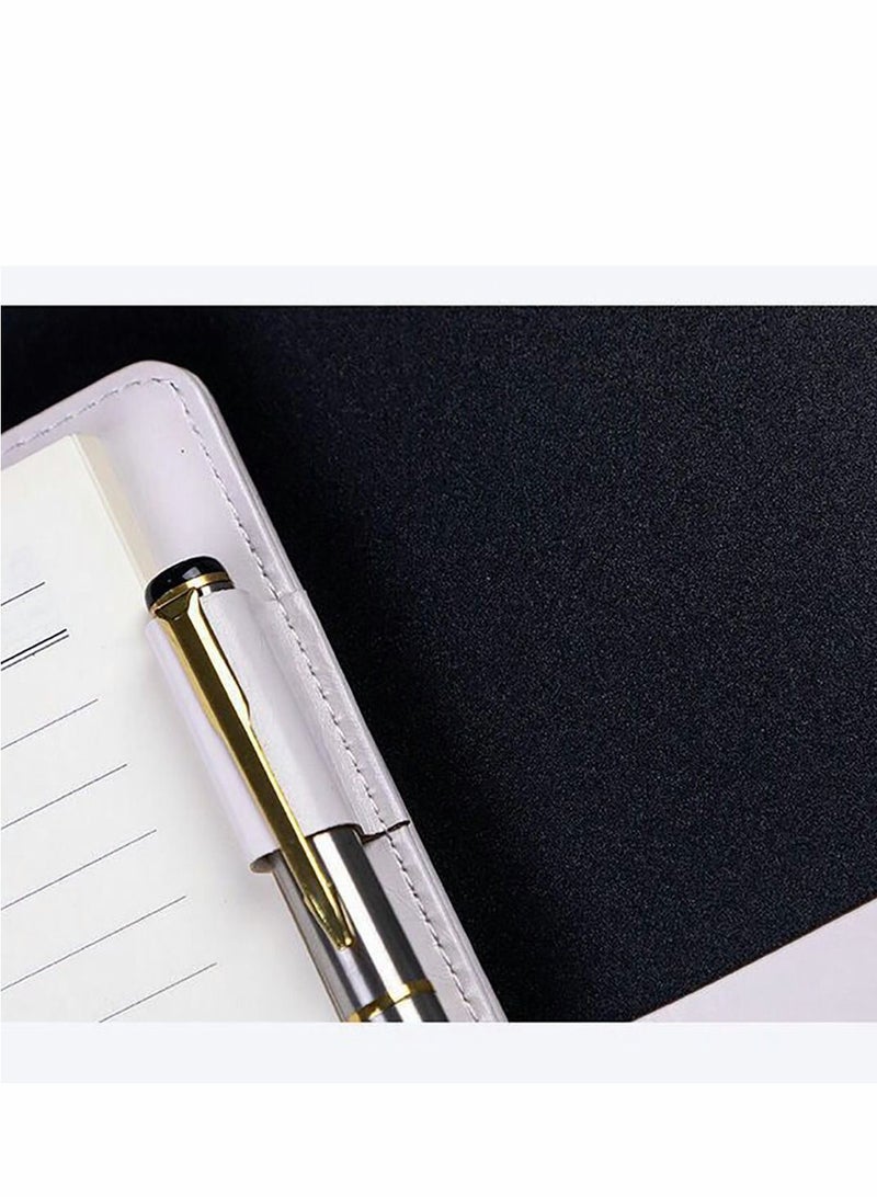 XiuWoo Lock Diary Leather Locking Journal Writing Notebook Vintage Planner Agenda Personal Black Gift for Girls - Image 5