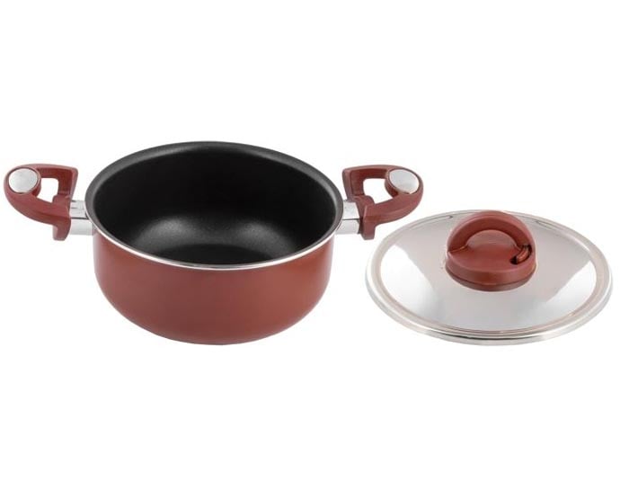 السيف قدر تيفال فيترو - 22 سم - لون أحمر