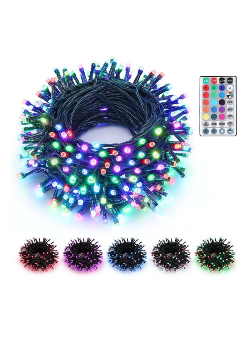 66ft RGB LED Strip Lights 200 Color Changing Dimmable Waterproof Indoor Outdoor Lights with Remote for Wedding Party Decorations