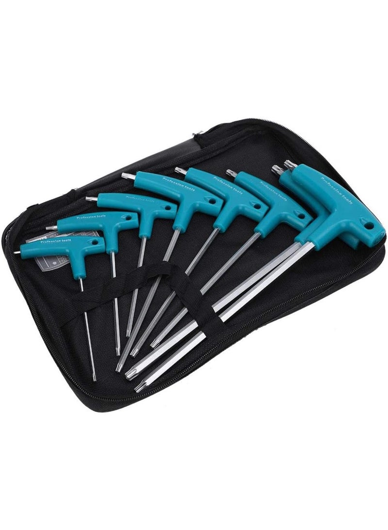 GGOOT T Type Wrench Alloy Steel Wrench Hex Wrench Set Multifunctional Repair Hardware Tools for Household Garage Car Emergency - Image 1