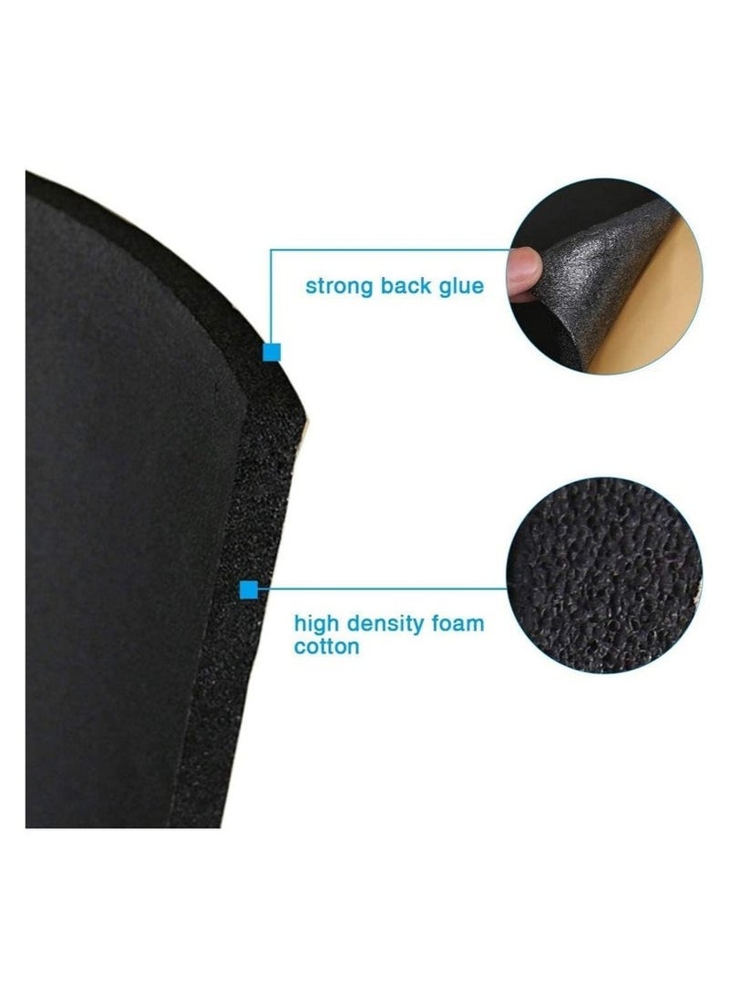 كيلا حصيرة عزل صوت السيارة، بطانة عازلة للضوضاء ذاتية اللصق، وسادة عزل صوت السيارة بالحرارة 200 سم × 50 سم × 8 مم - Image 3