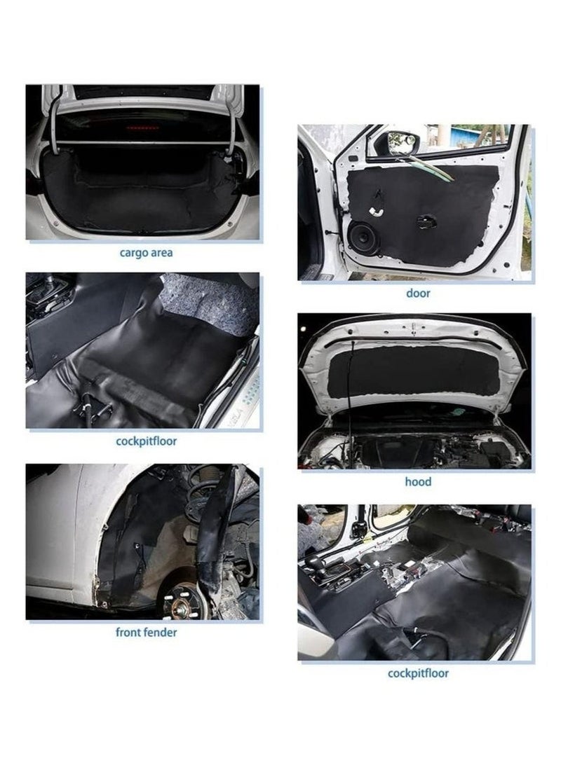 Bukela Car Sound Deadening Mat Auto Noise Insulation Liner Self Adhesive Auto Sound Heat Deadener Pad 200CM x 50CM x 8MM - Image 5