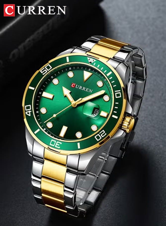 كارين ساعات رجالية أنيقة، كوارتز كاجوال مقاومة للماء، ساعة يد رياضية فاخرة، ساعات رجالية أصلية للأعمال. - Image 1