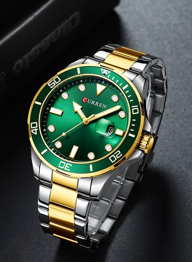 كارين ساعات رجالية أنيقة، كوارتز كاجوال مقاومة للماء، ساعة يد رياضية فاخرة، ساعات رجالية أصلية للأعمال. - Image 2