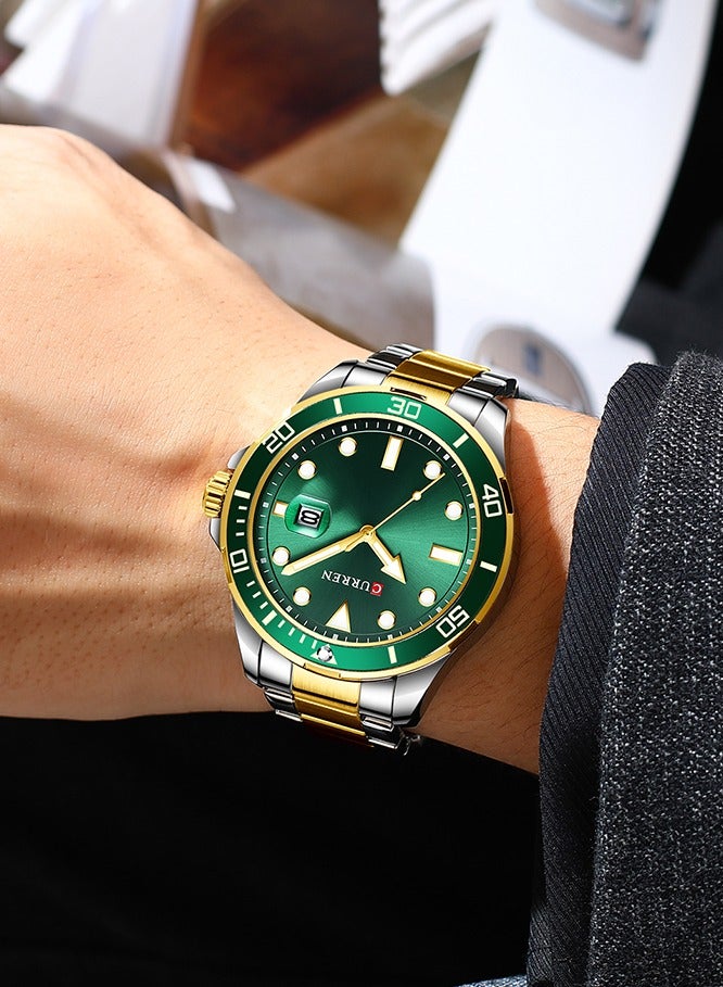 كارين ساعات رجالية أنيقة، كوارتز كاجوال مقاومة للماء، ساعة يد رياضية فاخرة، ساعات رجالية أصلية للأعمال. - Image 4