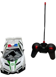 RC simulation remote control police car with lightning effects 1/16 scale and high end technology