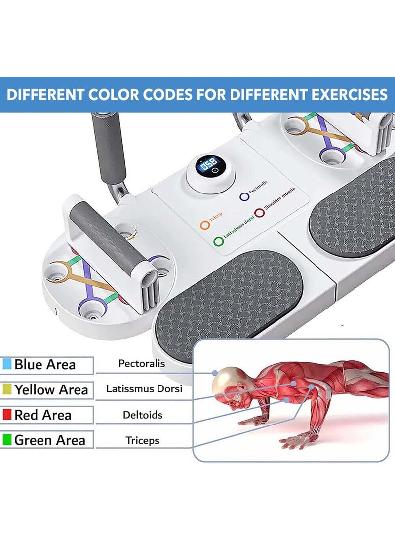 GT-Wheel - Push Up Fitness Board Multi functional plank support muscle training artifact with Timer & Nonslip Grip - Image 1