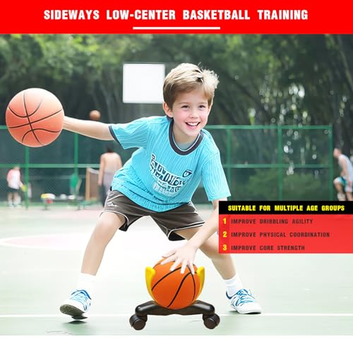 bibahala Sideways LowCenter Dribbling Sliding Clamps Basketball Training Equipment Improve Skills Agility Coordination Training Kit Suitable for Basketballs of Size 5 6 and 7 - Image 3