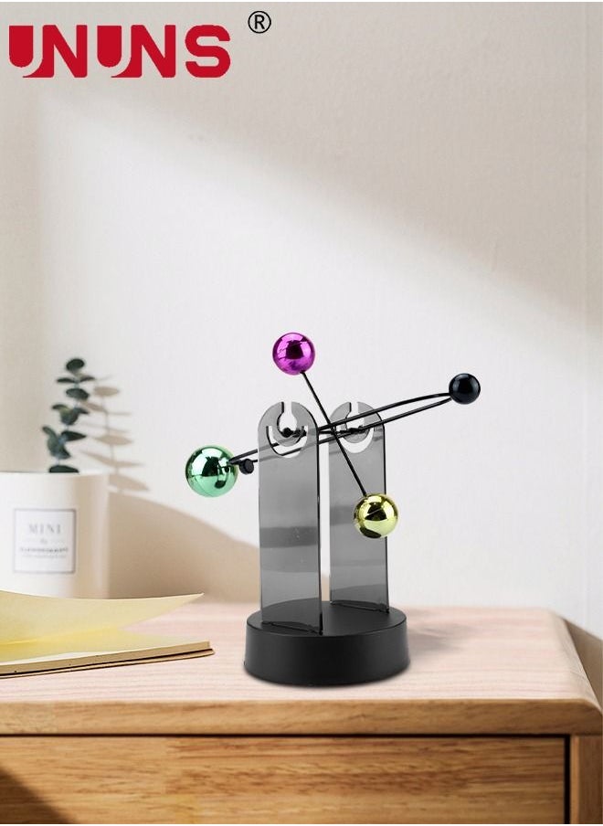UNUNS - Newtons Cradle,Balance Toy,Automatic Swing Motion Perpetual Motion Model,Physics Pendulum Science Desk Office Decor Toy - Image 1