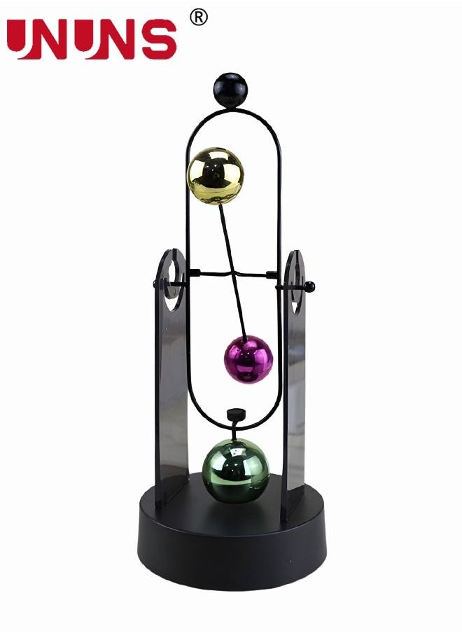 UNUNS - Newtons Cradle,Balance Toy,Automatic Swing Motion Perpetual Motion Model,Physics Pendulum Science Desk Office Decor Toy - Image 1