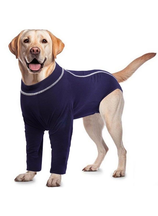 روزكيتش كم ROZKITCH للتعافي من جراحة الكلاب للأرجل الأمامية، واقي جروح مضاد لللعق مزود بسحاب، دعامة مرفق الكلب للعناية بالمفاصل، التواء الرباط الصليبي الأمامي/الرباط الصليبي الأمامي، التهاب المفاصل، بدلة ما بعد الجراحة، طوق مخروطي بديل أزرق متوسط - Image 1