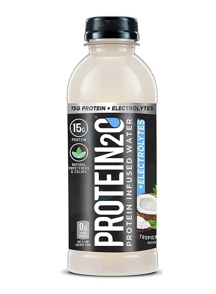 PROTEIN20 Protein Infused Water Plus Energy with Tropical Coconut  -500 ml - Image 1