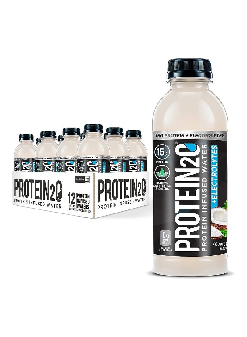 PROTEIN20 Protein Infused Water Plus Energy with Tropical Coconut  -500 ml - Image 3