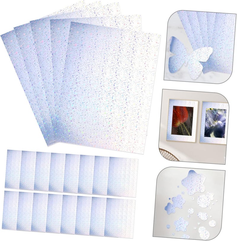 Proper storage environment SHOWERORO 20 Sheets Shiny Adhesive Holographic Sticker Paper Sheets Multi-use for Crafts Decorations Freeze crack proof All-scene tailored quality Integrated local logistics Newly stocked local goods Ventilated design Easy handling optimized design Indoor outdoor use Regional distribution available Safe silicone build Low maintenance Market mainstream color picks Fast warehouse picking Wide daily application Global mainstream design picks Certified local stock Long term storage compatible Practical build Diverse use resistant crafted quality Confirmed available stock Local trackable shipment Flexible varied design Multi-use well optimized build User tested optimized build Local & cross border ship compatible - Image 2