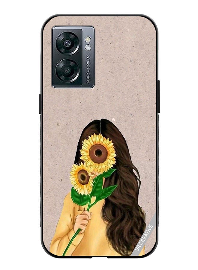 VR CREATIVE Protective Case Cover For OnePlus Nord N300 Sunflower2 Design Multicolour - Image 1