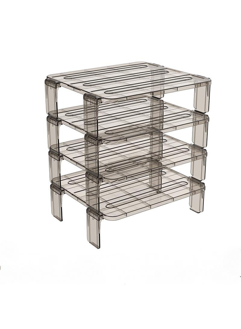 Bluejw Stackable Organizer Holder For Fridge,Cabinet Shelf,Kitchen Pantry Organization And Storage,Plastic Layered Racks,Stackable Refrigerator Tiered Shelf - Image 2