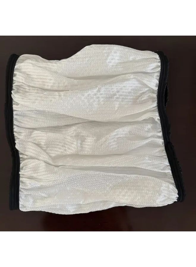 Car Tire Snow Socks Quick Install Anti Slip Fabric Car Chains White Model L - Image 1
