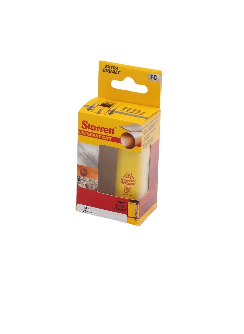 Starrett HSS FASTCUT HOLESAW 1" (25MM) - Image 2