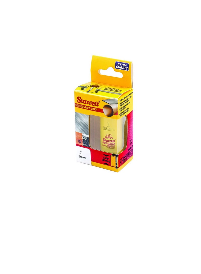 Starrett HSS FASTCUT HOLESAW 1" (25MM) - Image 3