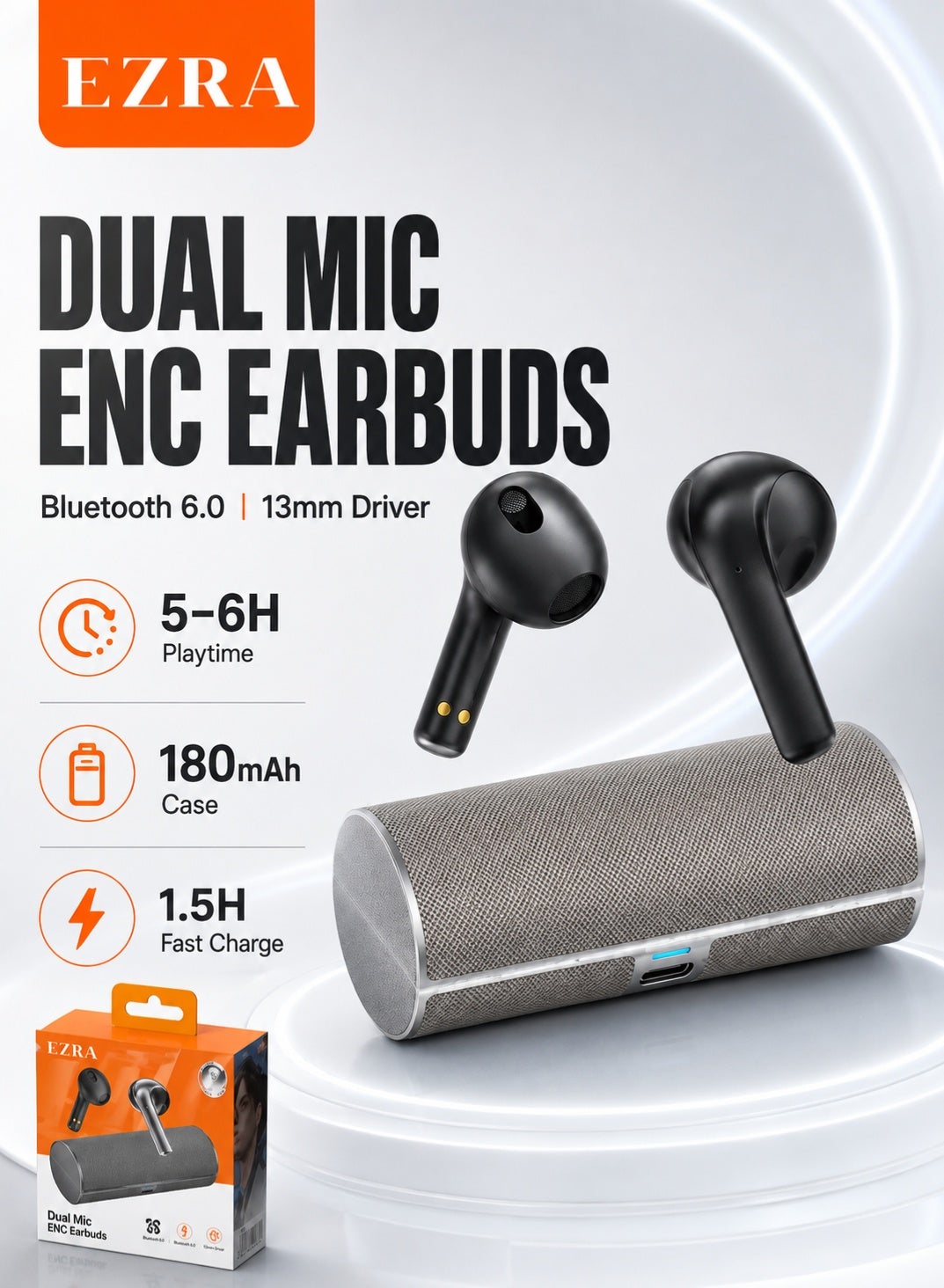 ezra Ezra True Wireless Earbuds Z454262D93F57AD12481CZ