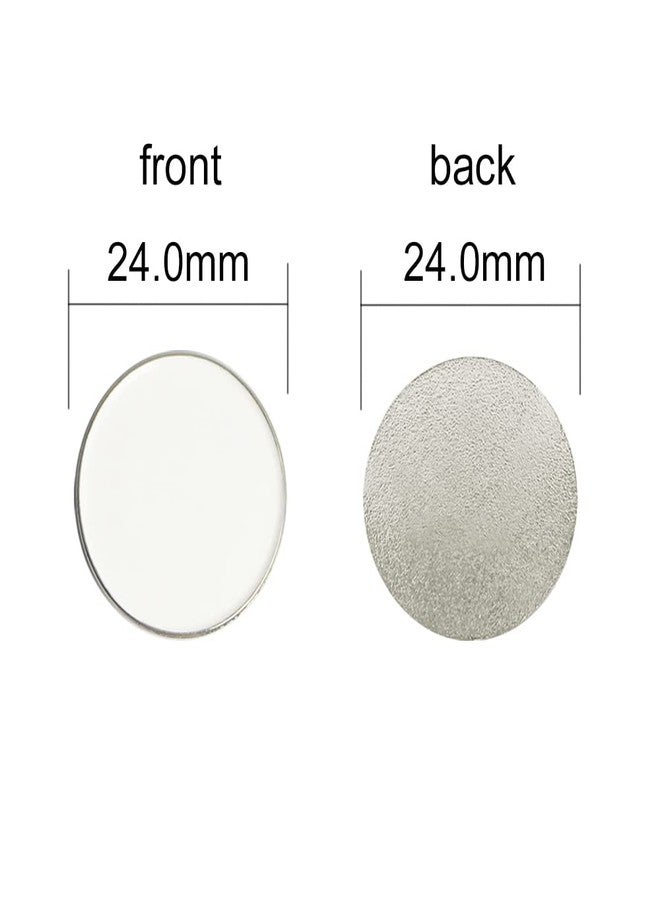 PINMEI Blank Golf Ball Marker in 24mm, Suit for Custom Printing, Pack of 10 (White) - Image 2