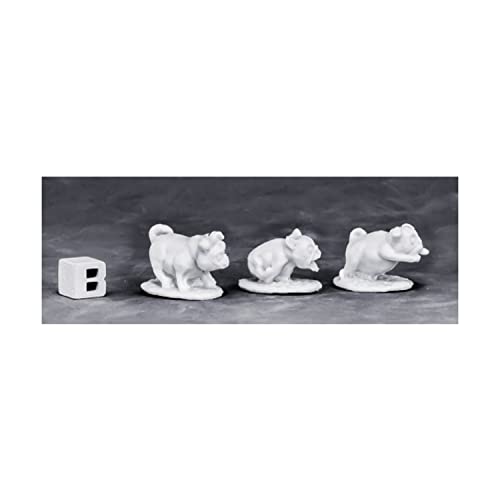 Reaper Dark Heaven Bones War Pugs 3pcs Fantasy Miniatures Miniatures RPOR77573 - Image 1