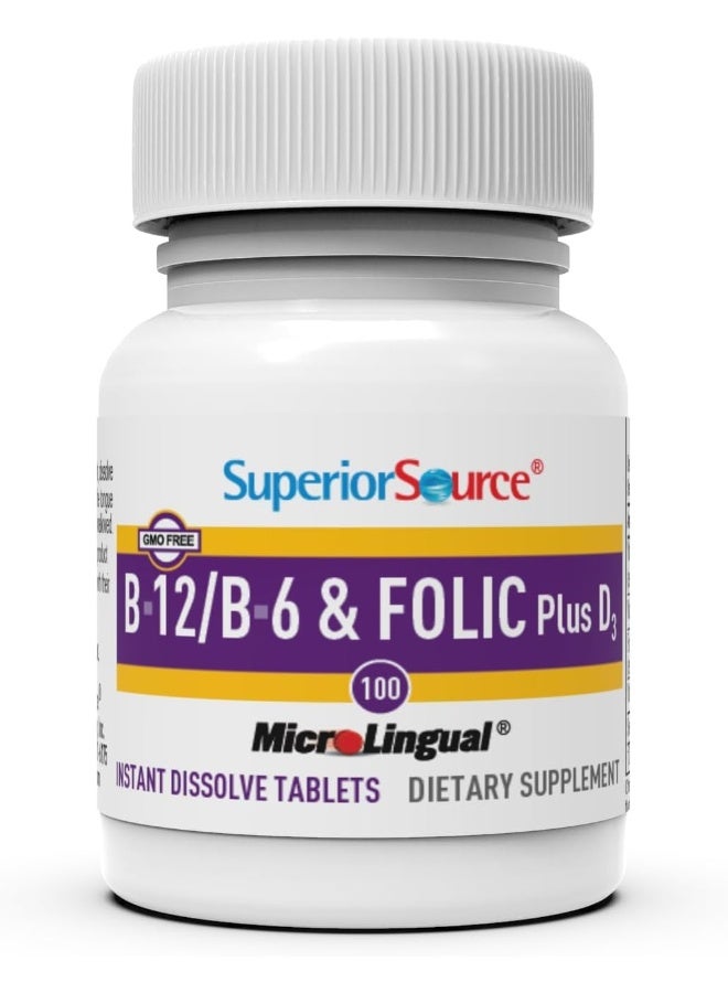 Superior Source Vitamin B12 Sublingual Tablets for Adults - 100 Count - Image 3
